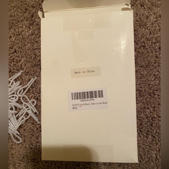 HAHIYO 1.4inch/35mm 200Pcs White Plastic U Shape Alligator/ Garment Clip- Sewing - Picture 2 of 3